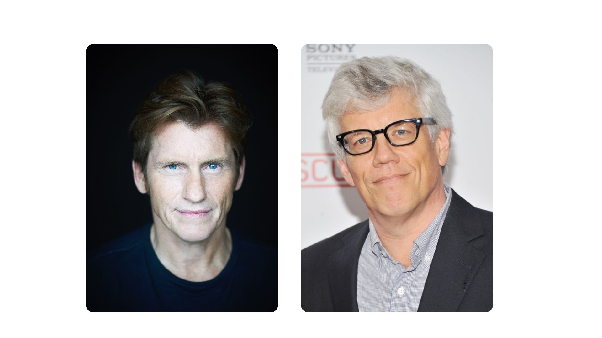 Color photo of Denis Leary (left) and Peter Tolan (right)