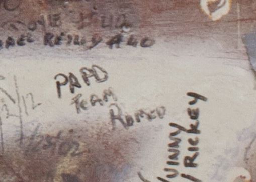 "PAPD Team Romeo" marking on the Last Column.