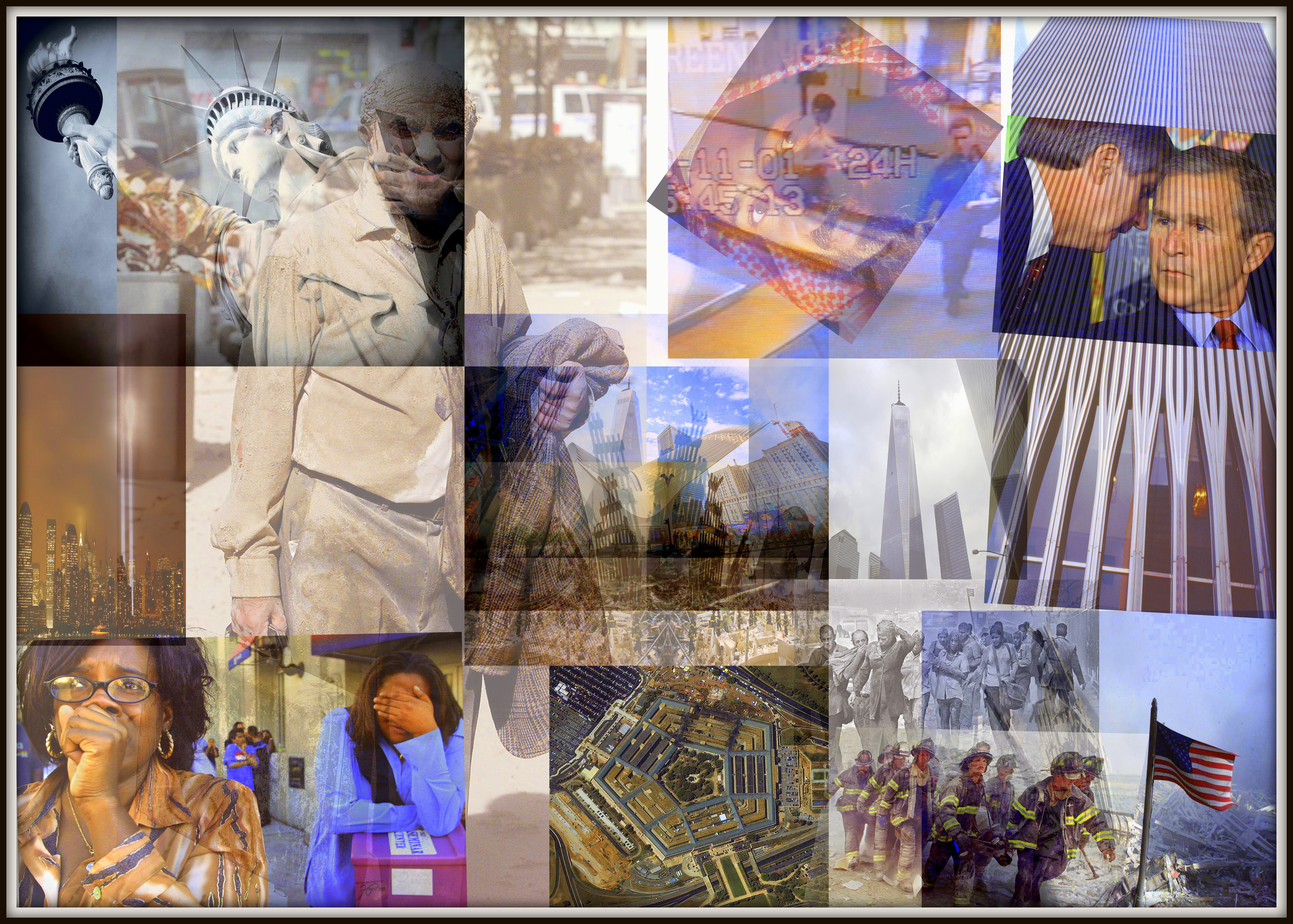 World Trade Centre Retrospective 2021 - Inspired by Rauschenberg