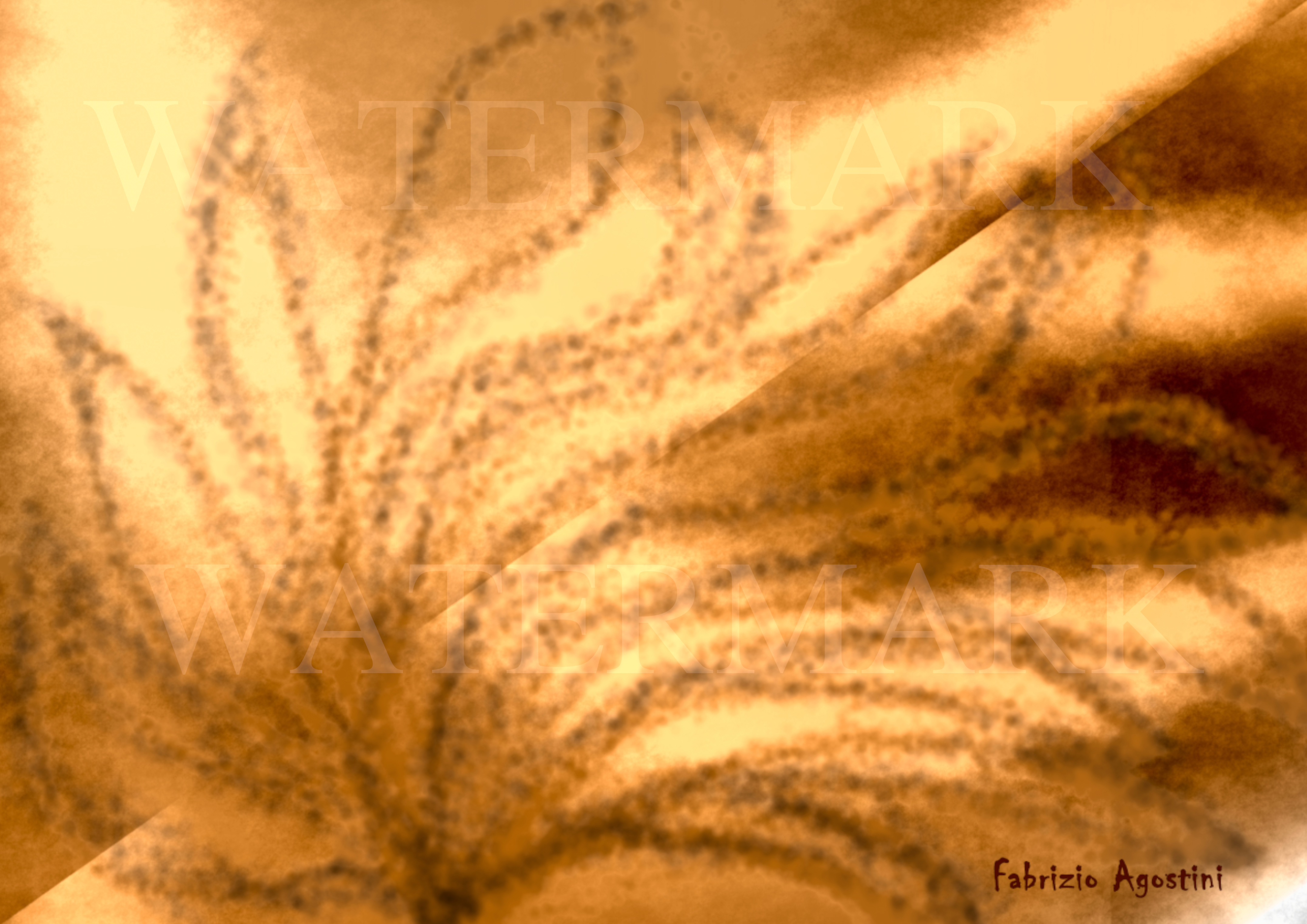 Dream Of An Eternal Flame, abstract painting by Fabrizio Agostini.