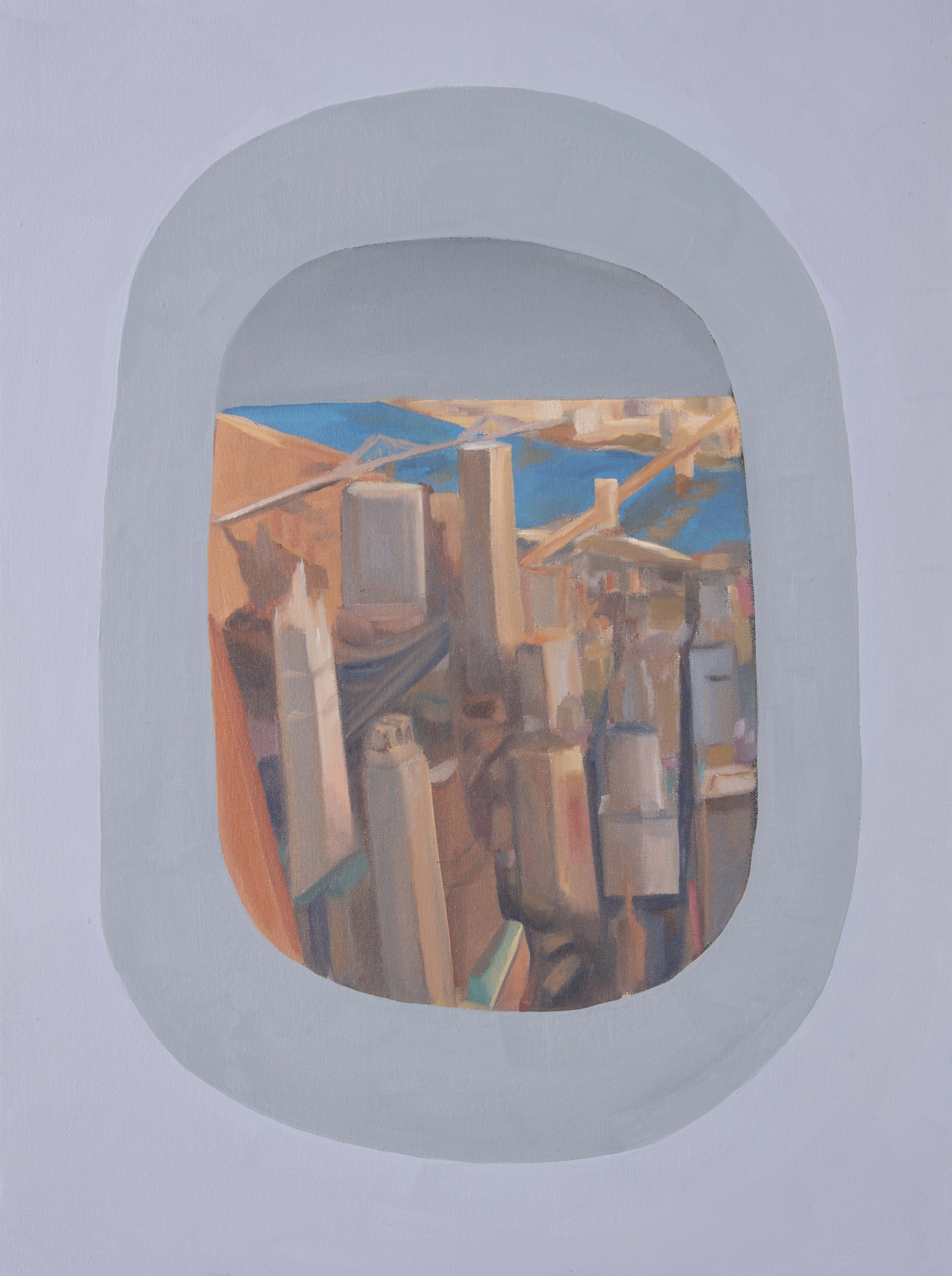 A view from American Airlines Flight 11 Window looking East. 