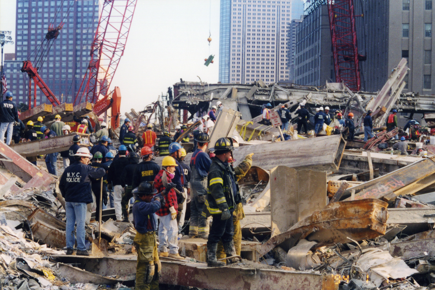 Recovery Effort Photograph of Ground Zero taken by Kevin Mount.jpg