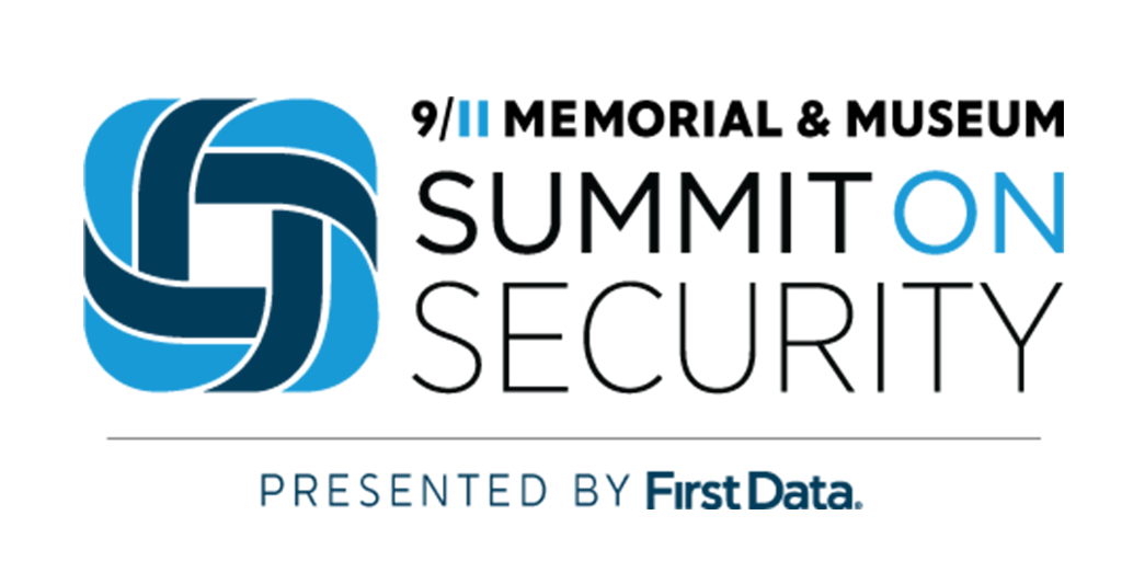 A graphic shows the logo for the 9/11 Memorial & Museum Summit on Security.