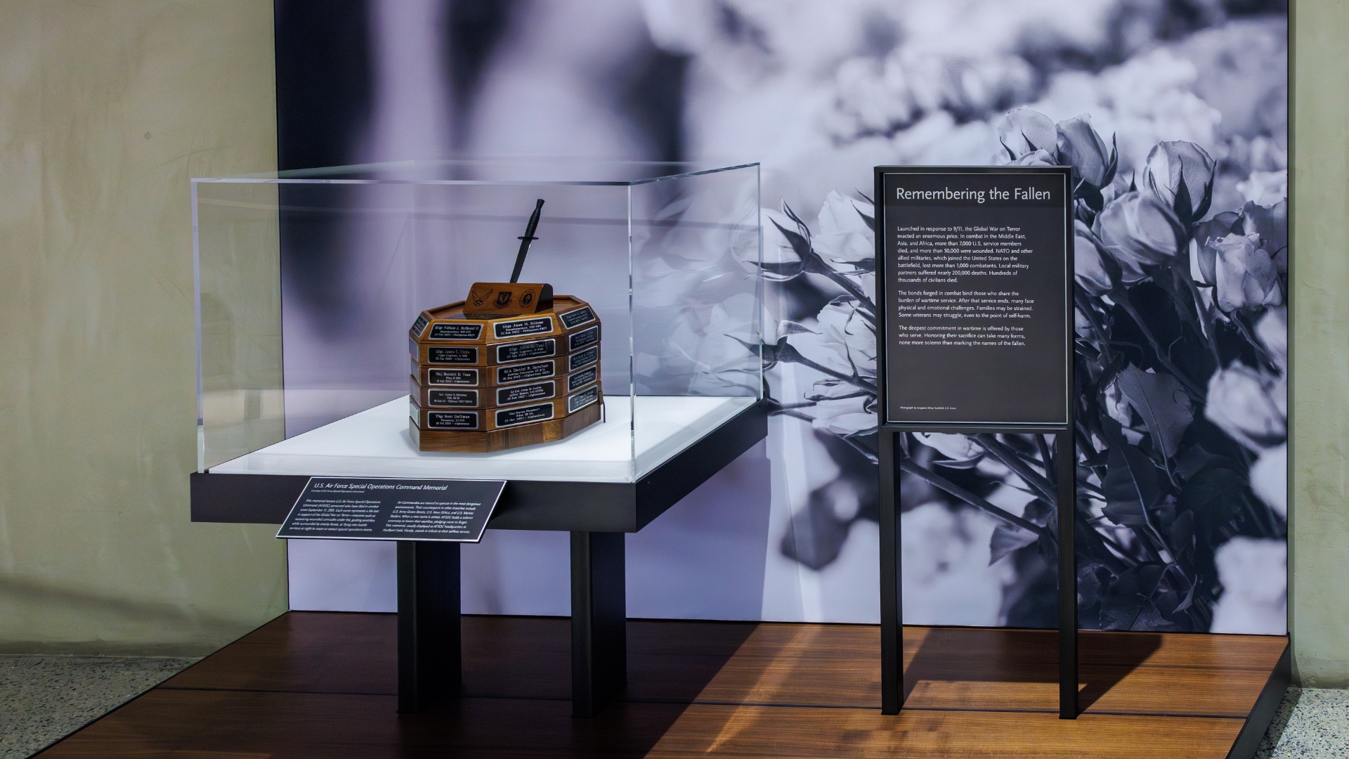 The East Triangle Exhibition featuring Military items.