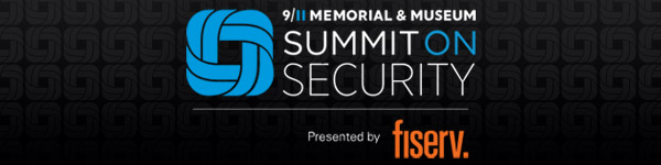 Summit on Security logo against black background 