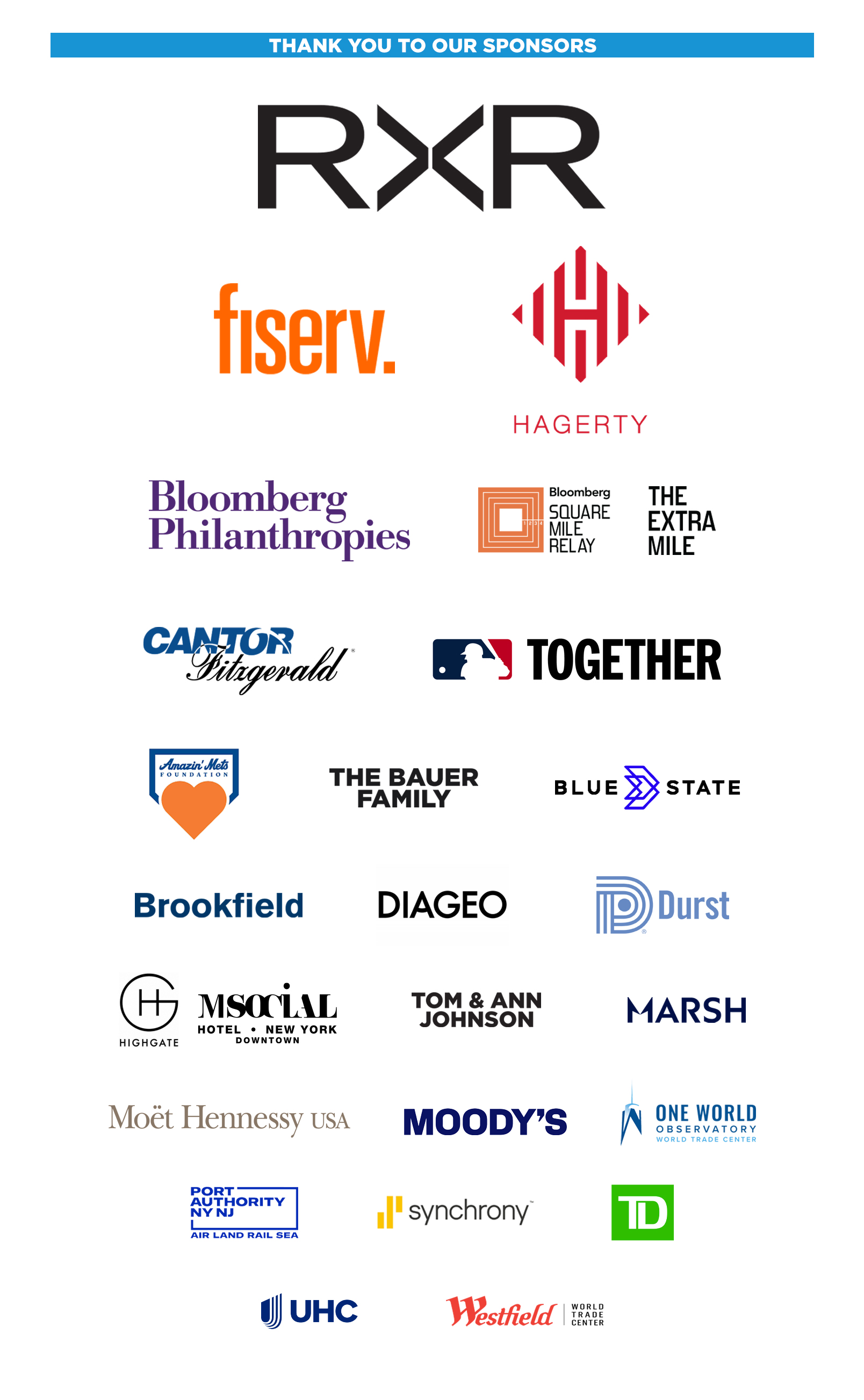 Corporate sponsor logos 