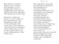 A poetry book made from the last messages of those who never made it home. A book of Love. 