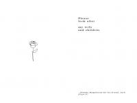 A poetry book made from the last messages of those who never made it home. A book of Love. 