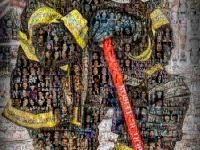 911 Firefighter Photo Collage