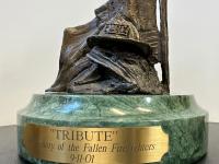 Tribute sculpture - In memory of the Fallen Firefighters