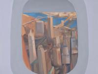 A view from American Airlines Flight 11 Window looking East. 