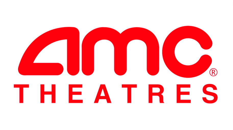 Red AMC Theatres logo on white background