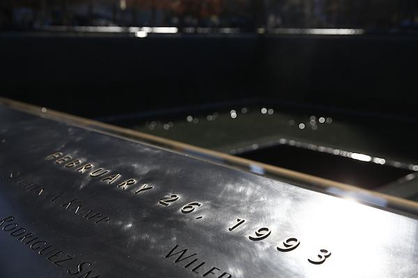 The date February 26, 1993 engraved on the Memorial